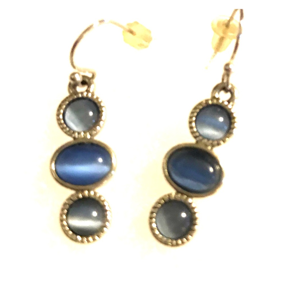 Lia Sophia blue stone earrings